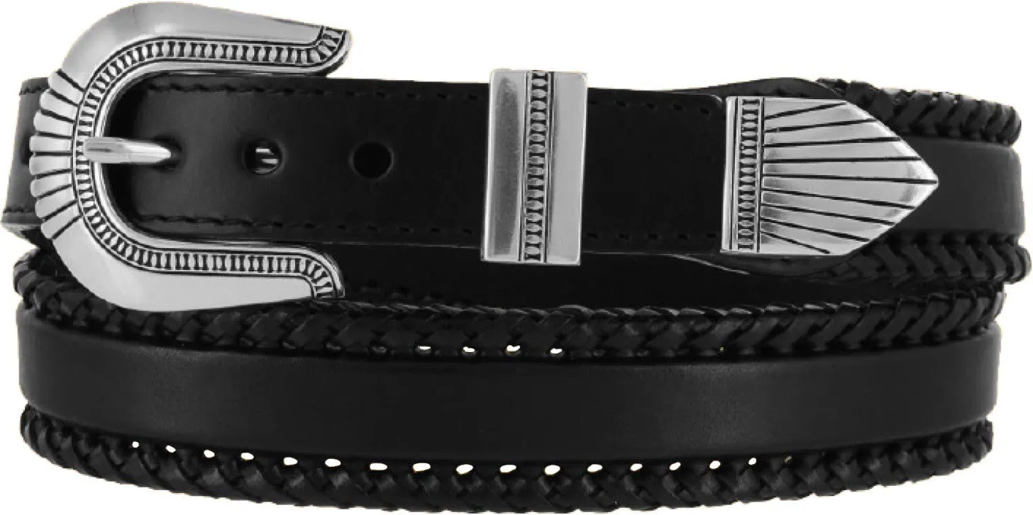 Brighton® Men's Dakota Edge Leather Western Belt