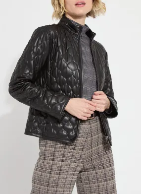 Brooklyn Quilted Vegan Leather Jacket