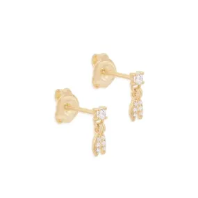 By Charlotte Wish Stud Earrings, Gold