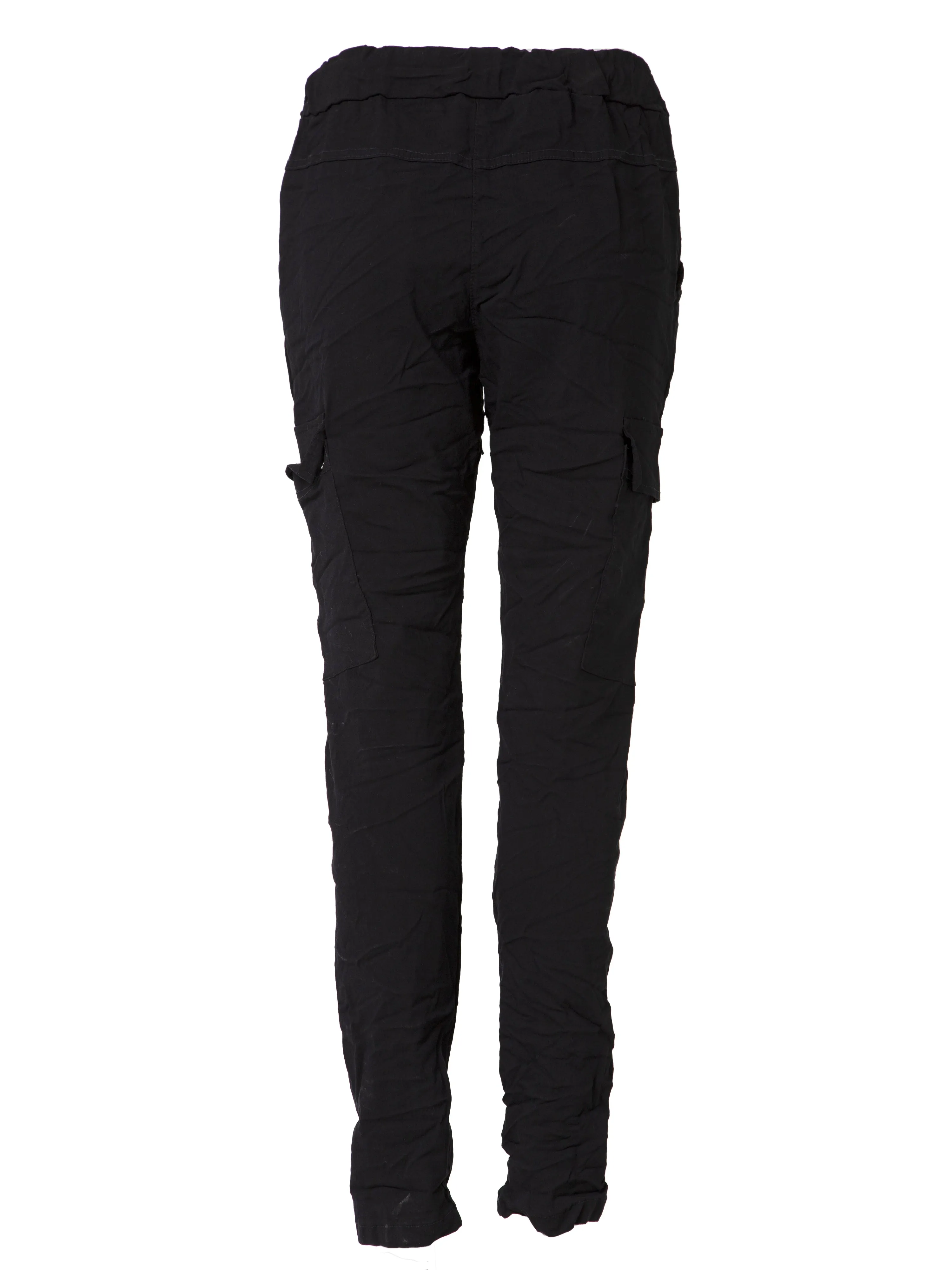 CARMEN cargo trousers - Solid black