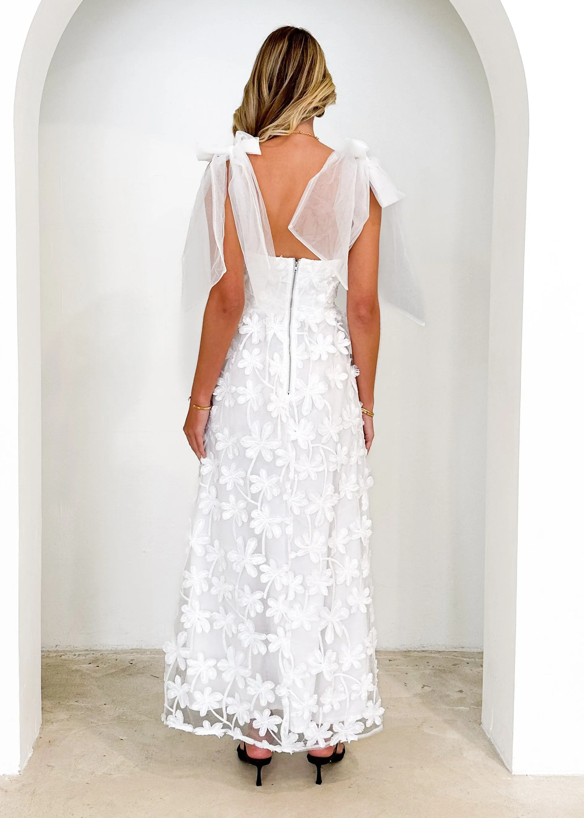 Celestial Midi Dress - Off White