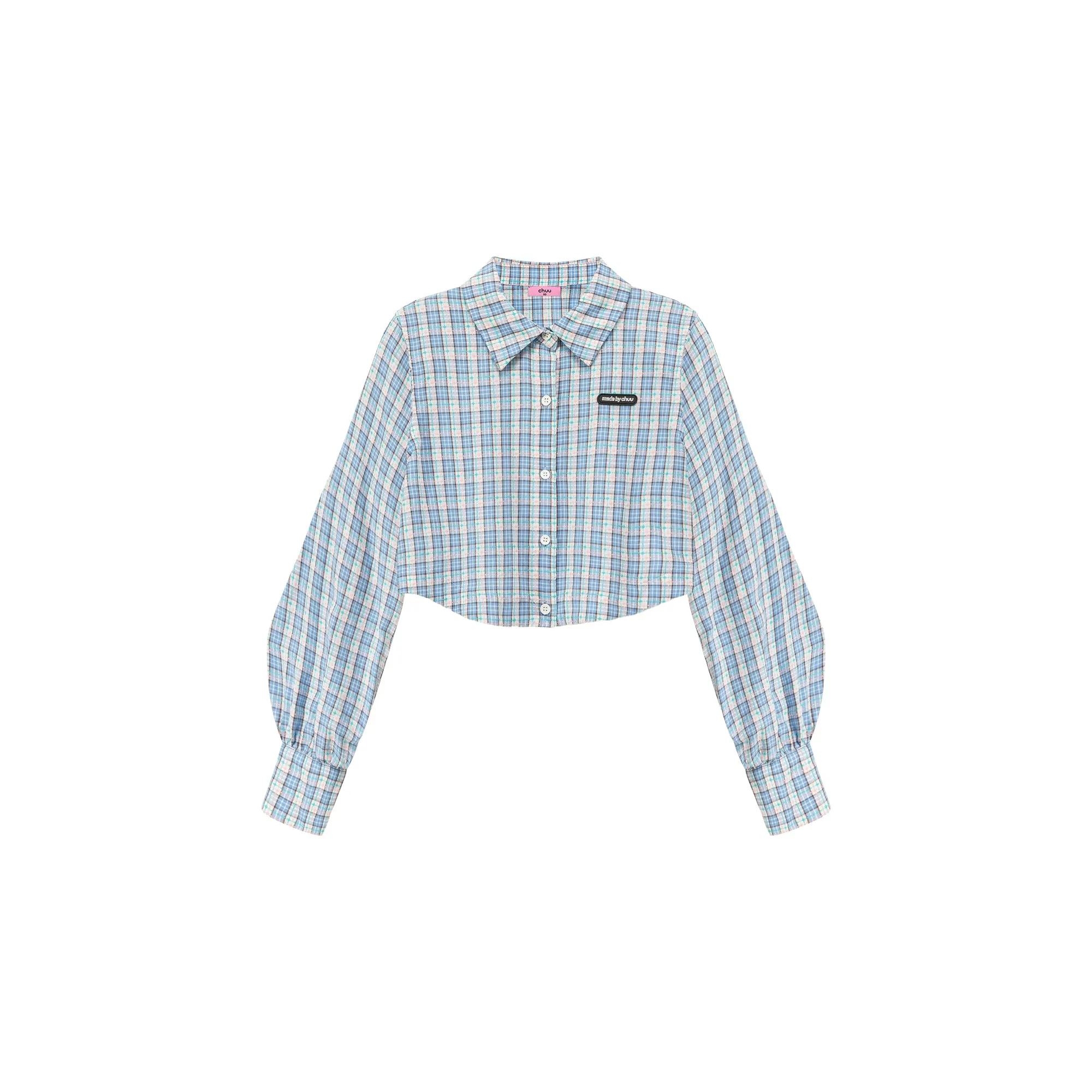 Check Cropped Shirt