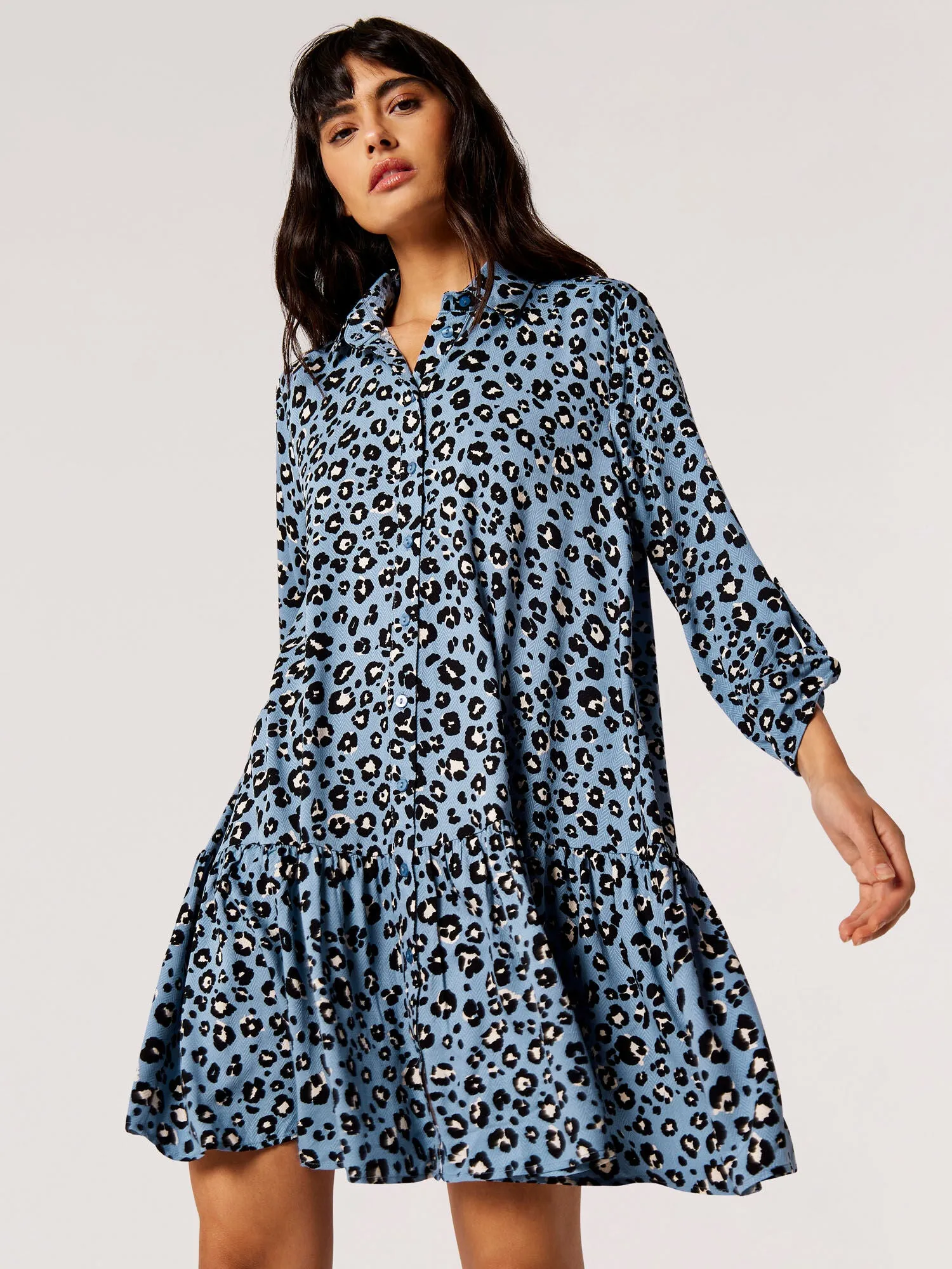 Cheetah Print Flowy Dress