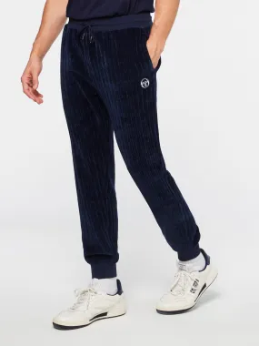 Chenille Pant-Maritime Blue