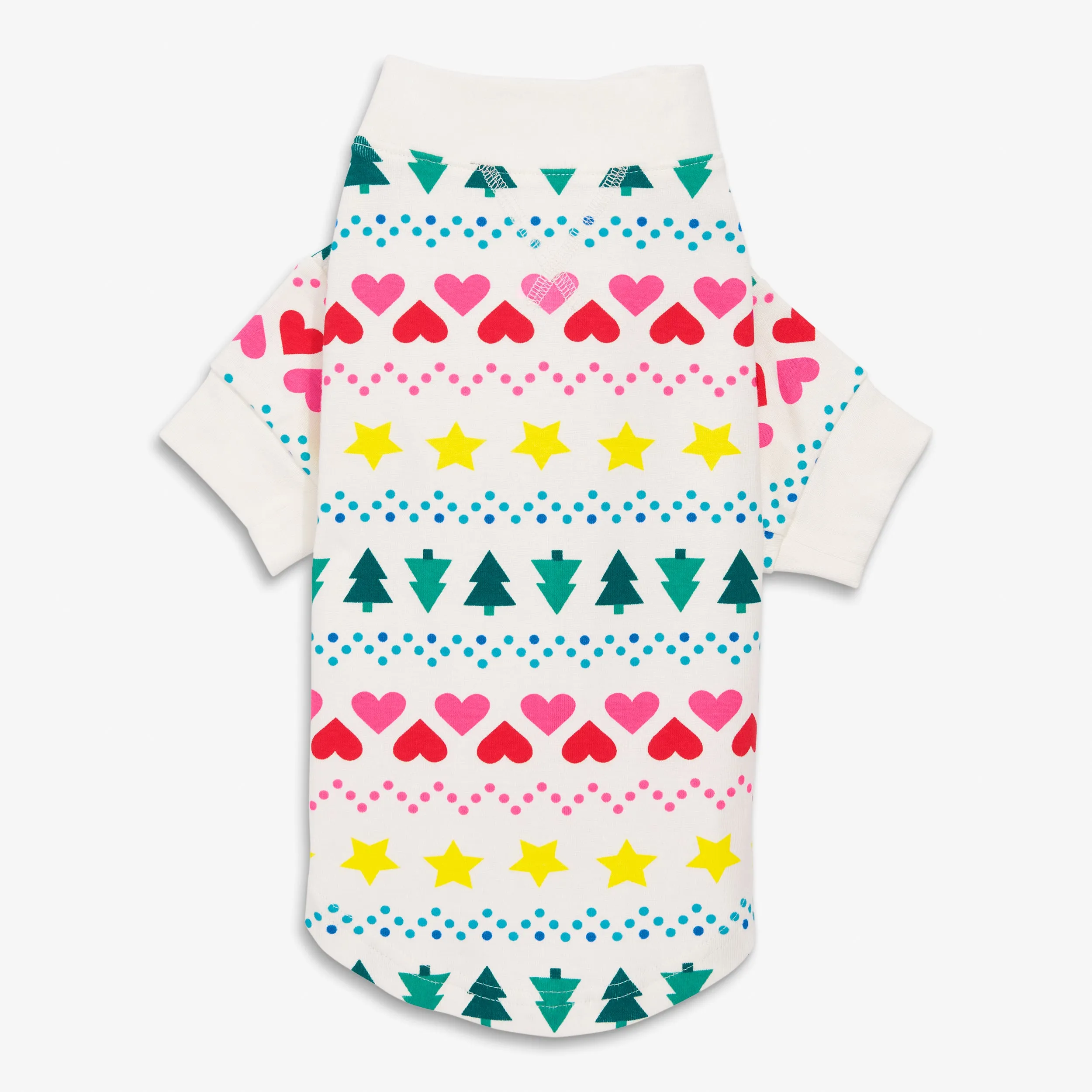 Clearance pet organic pj top in fair isle