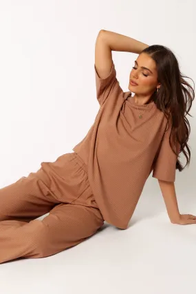 Cleo Rib Set - Mocha