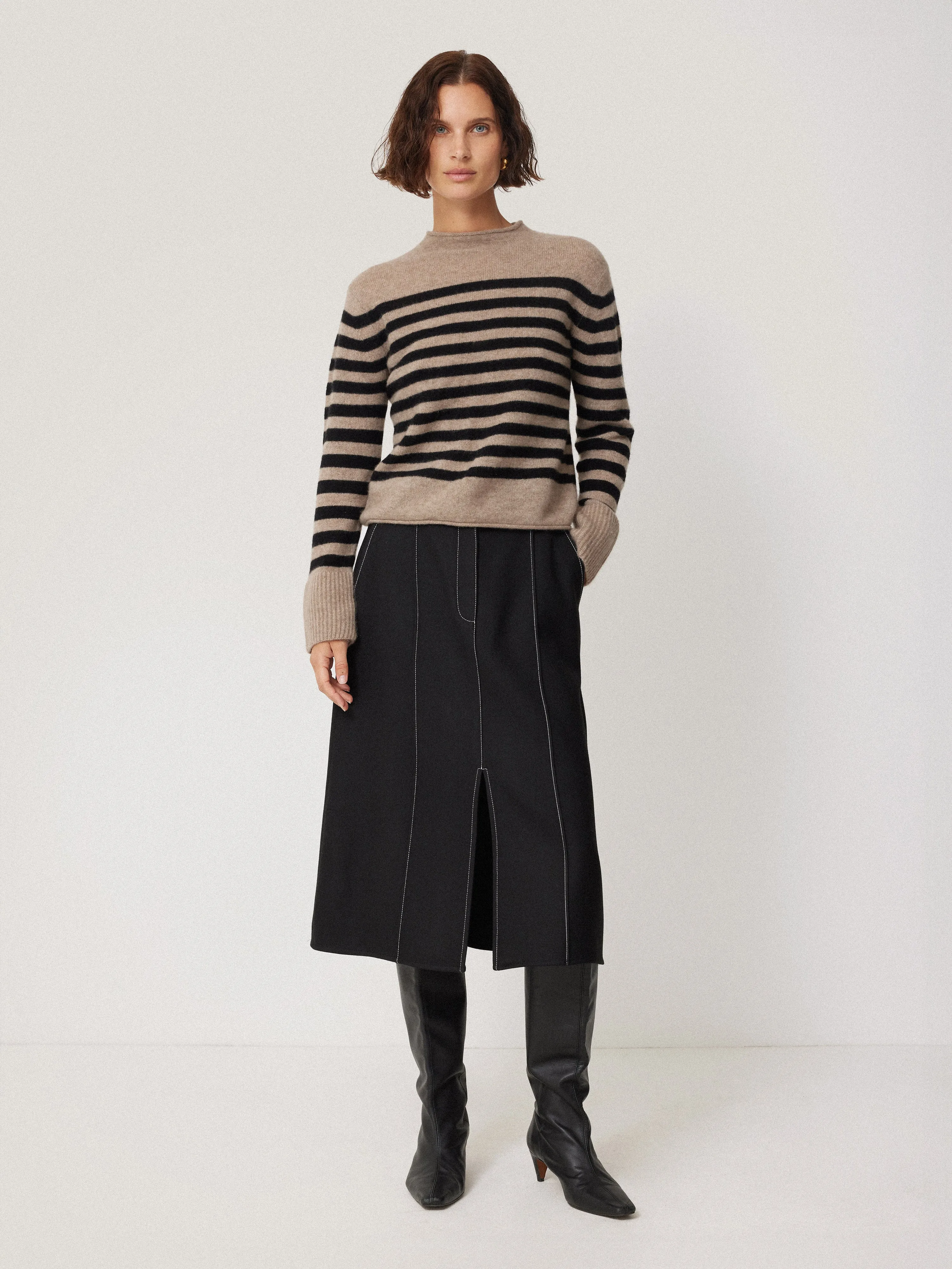 Cloud Cashmere Eldon Stripe | Neutral