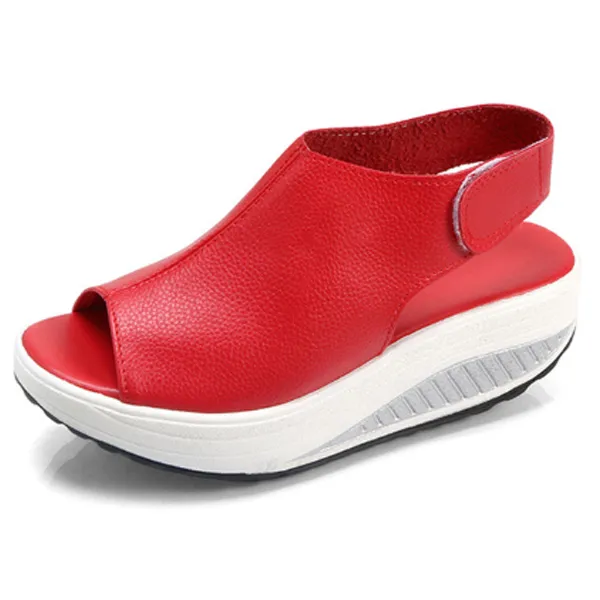 Comfy Slip-On Sandal Platform Shoes