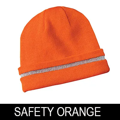 CornerStone Hi-Vis Beanie with 3M Reflective Stripe