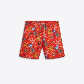 COSMO Seashell Print Swim Trunks