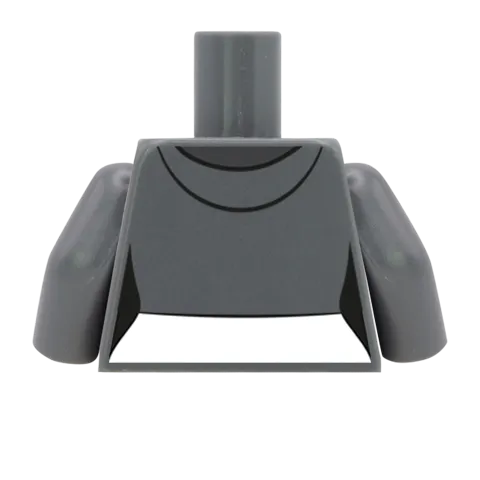 Cropped Hoodie Over T-Shirt - Custom Design Minifigure Torso