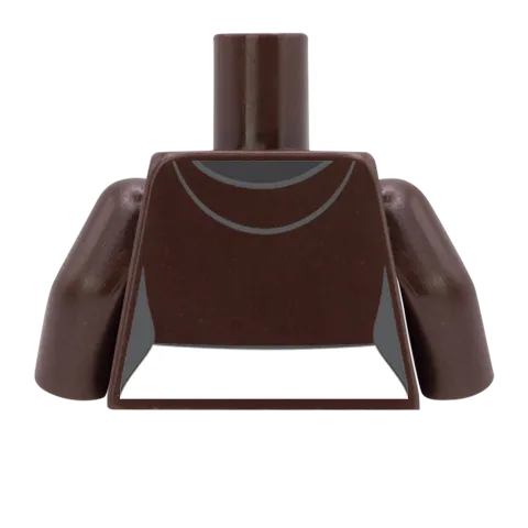 Cropped Hoodie Over T-Shirt - Custom Design Minifigure Torso