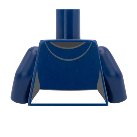 Cropped Hoodie Over T-Shirt - Custom Design Minifigure Torso