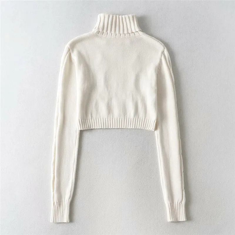 Cropped Sweater Women's Tricot