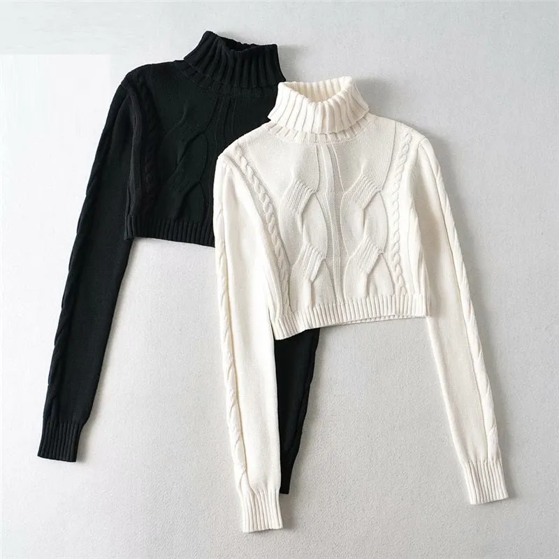 Cropped Sweater Women's Tricot