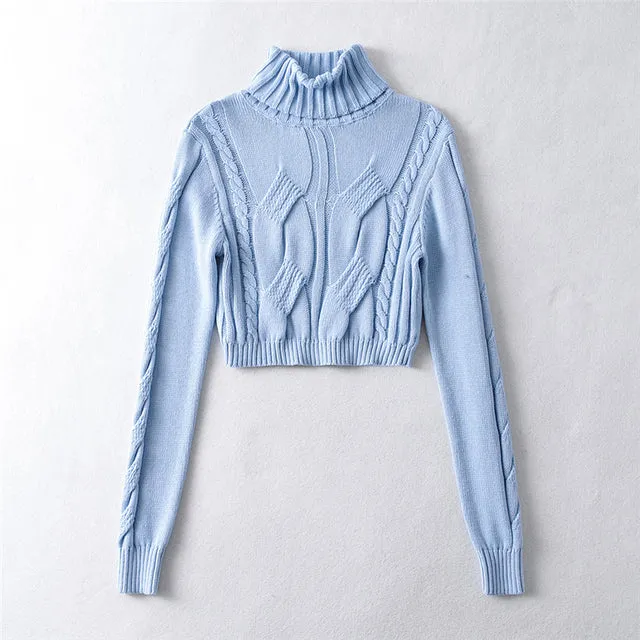 Cropped Sweater Women's Tricot