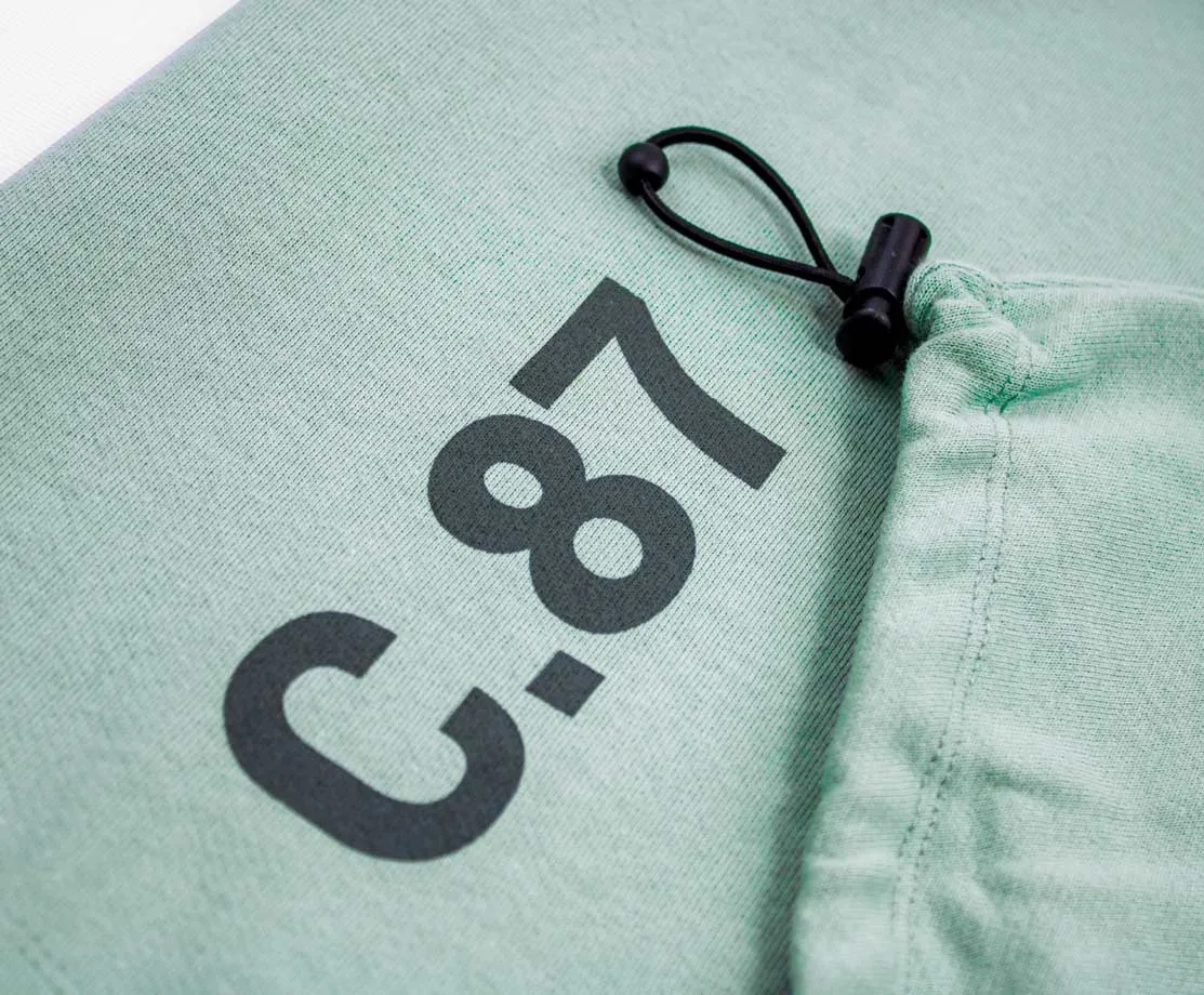 Cutty Slate Green Oversize Crew Neck