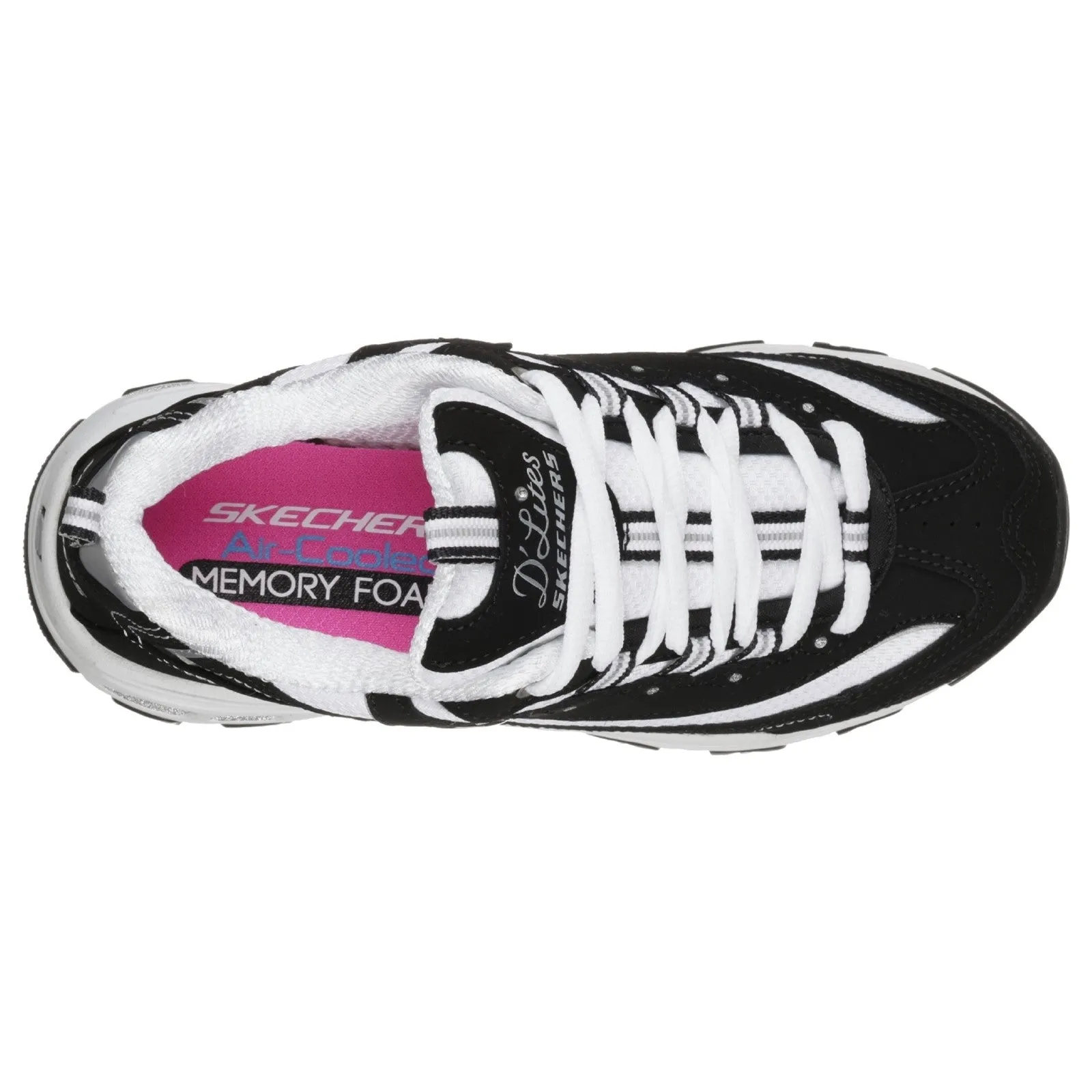 D'Lites - Biggest Fan Lace Up Trainer Air Cooled Memory Foam