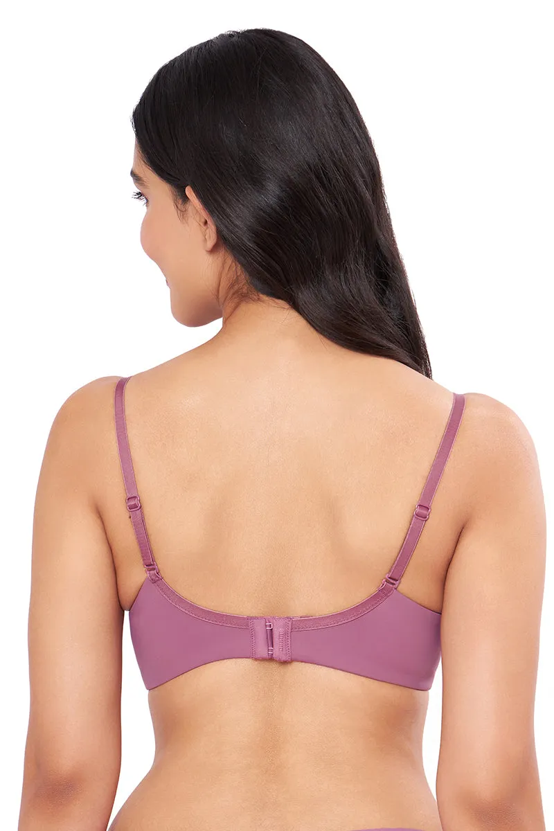 Elegant Dream Padded Wired T-shirt Bra - Mellow Mauve