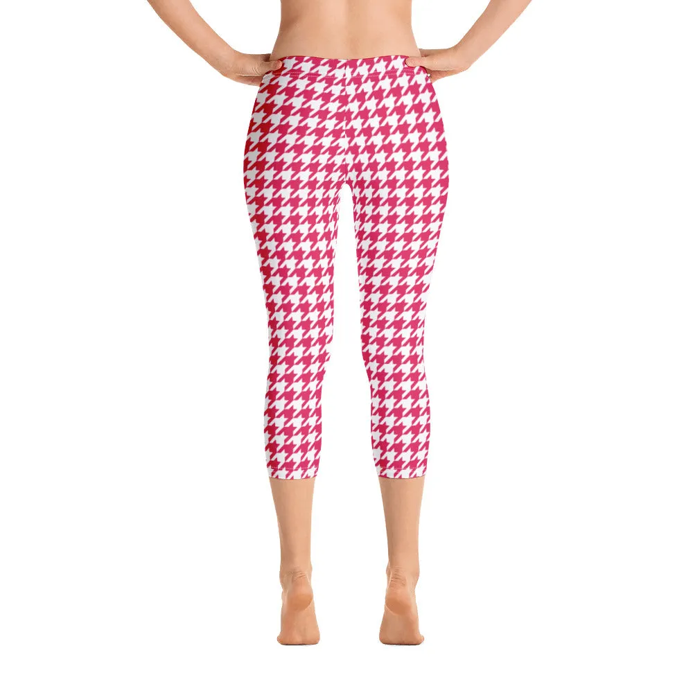 ELEVATED ESSENTIALS, THE PERFECT CAPRI RED HOUNDSTOOTH