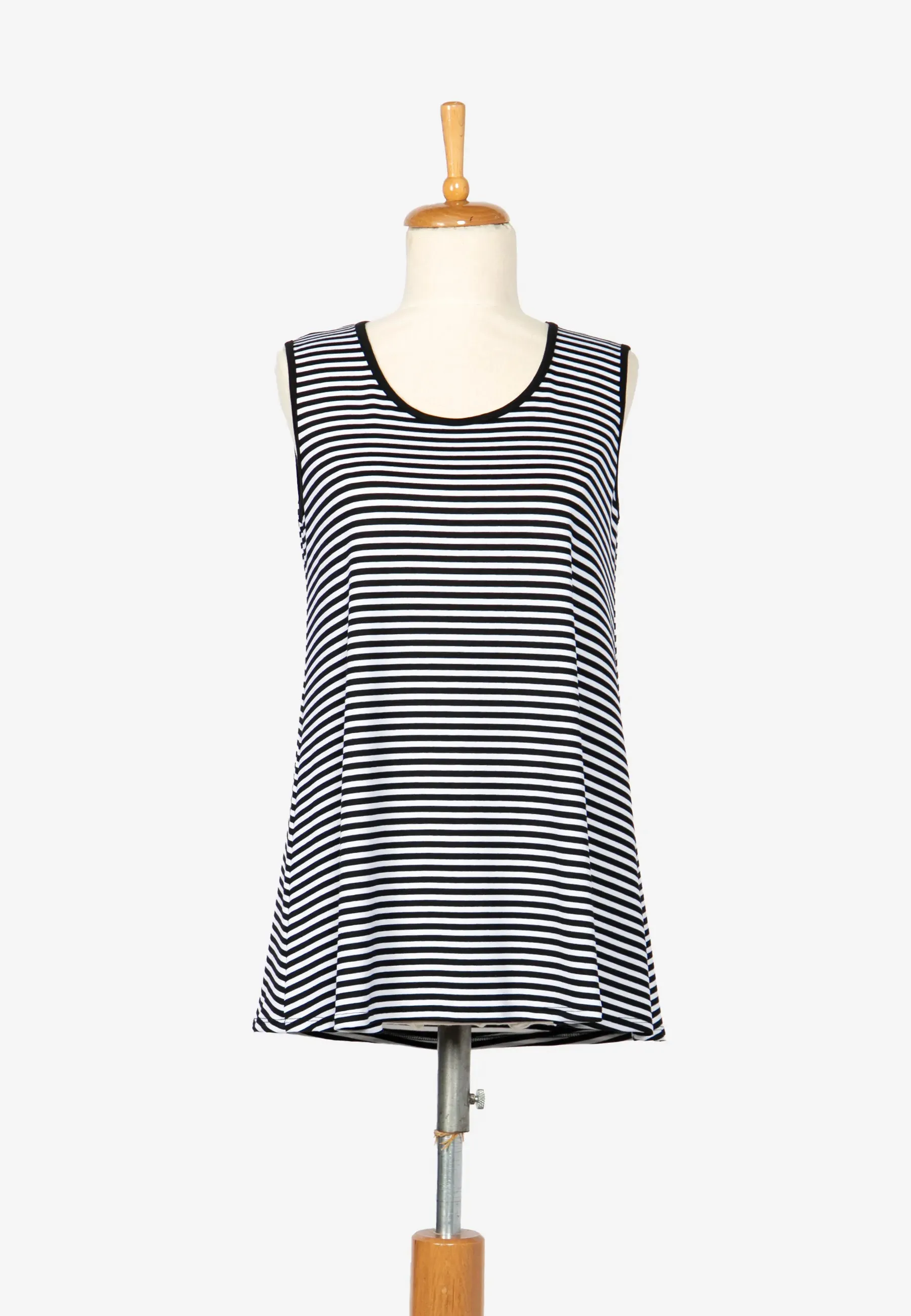 ELLE Striped, viscose jersey basic top