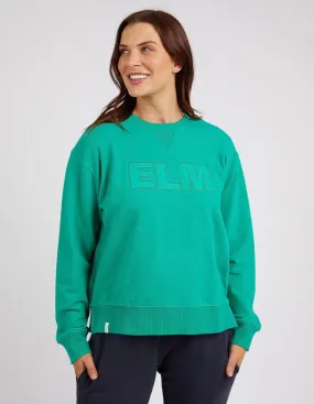 Elm Applique Sweat Goodness Green