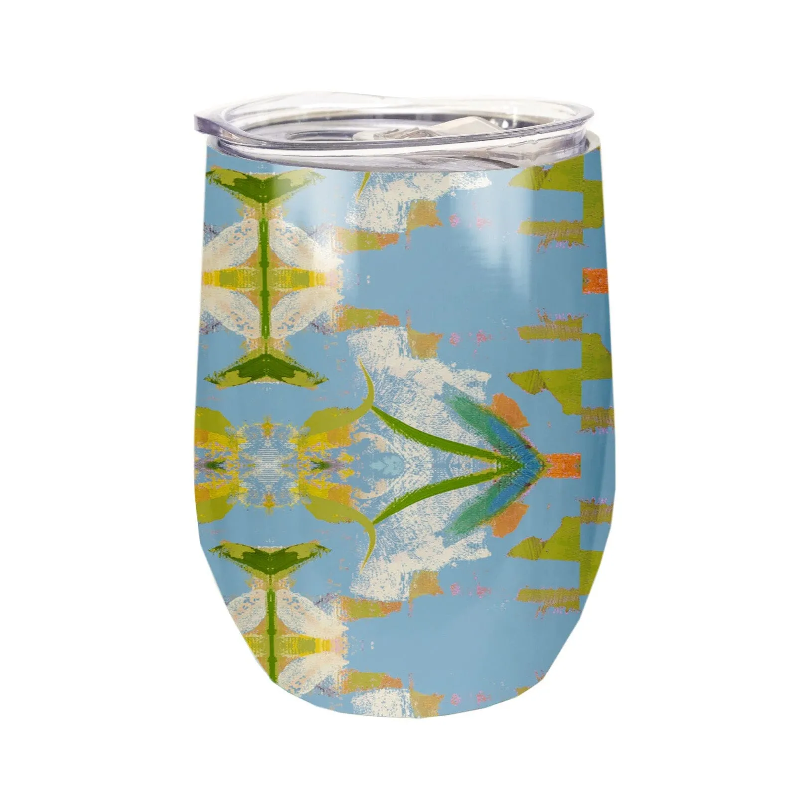 English Garden Blue Wine Tumbler