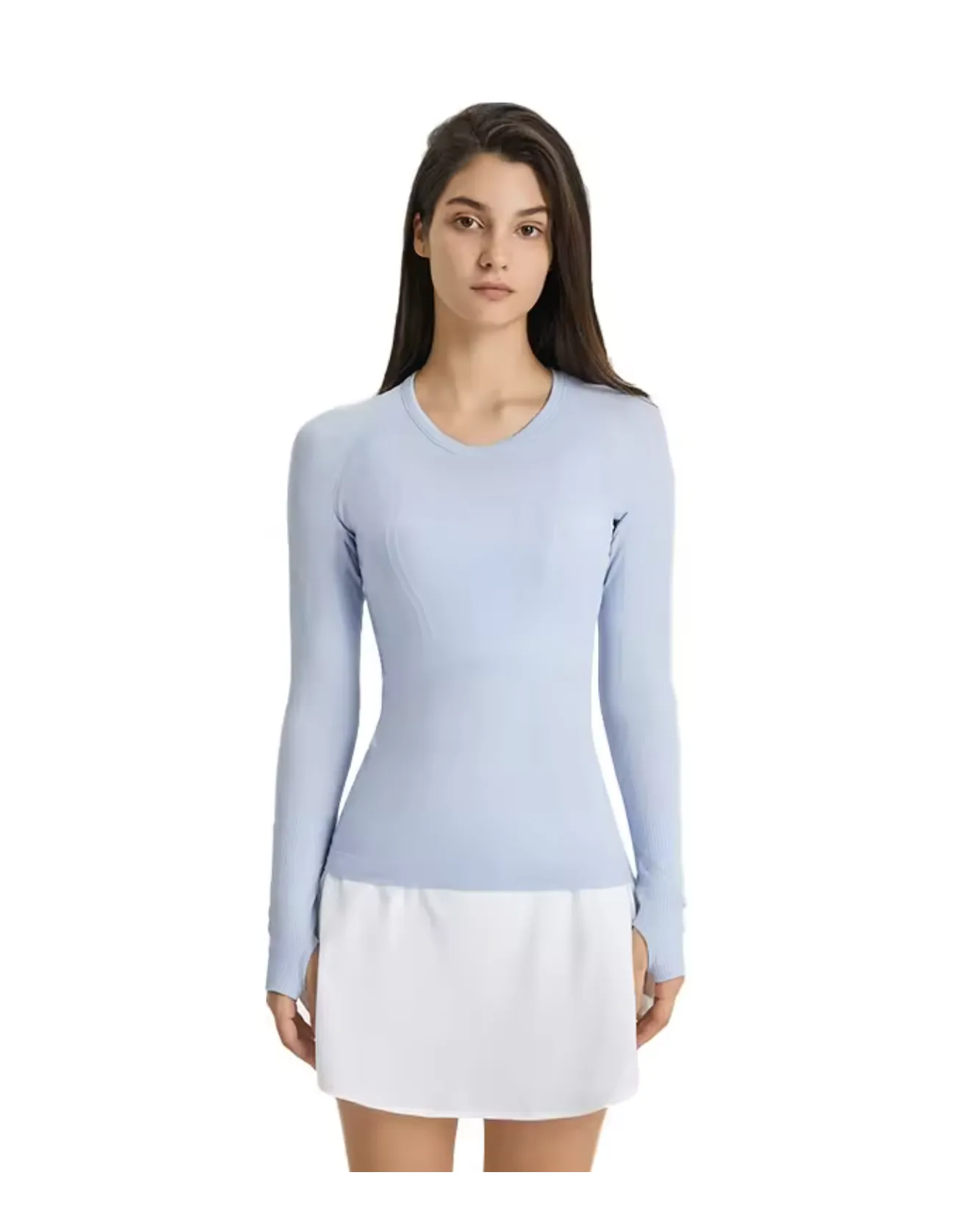 Fearless Club Inspire Long Sleeve Top - Powder Blue