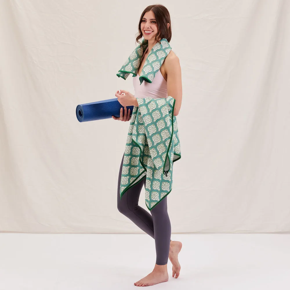 Fifer Green Yoga Towel