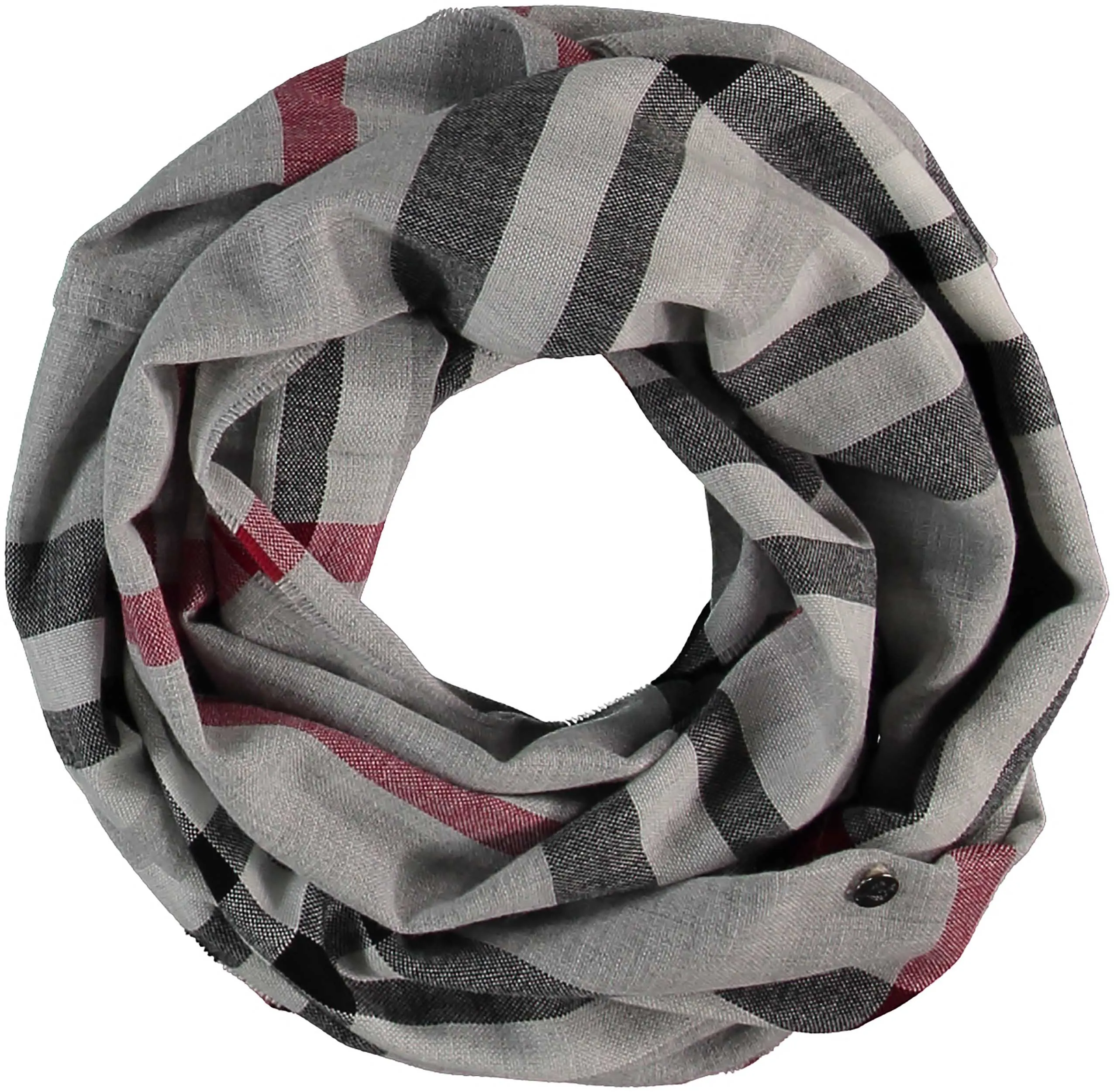 FRAAS Plaid Lightweight Infinity Scarf