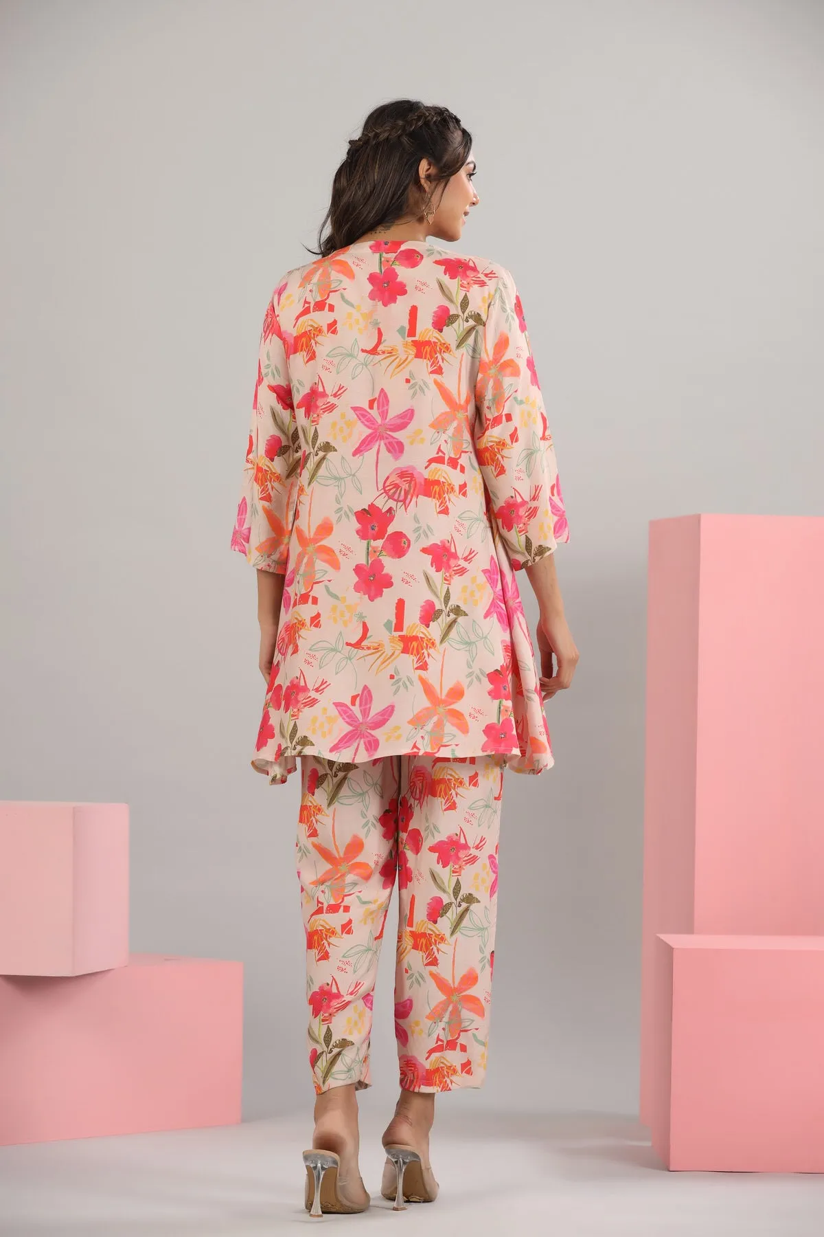 Garden Whimsy Silk Three piece set