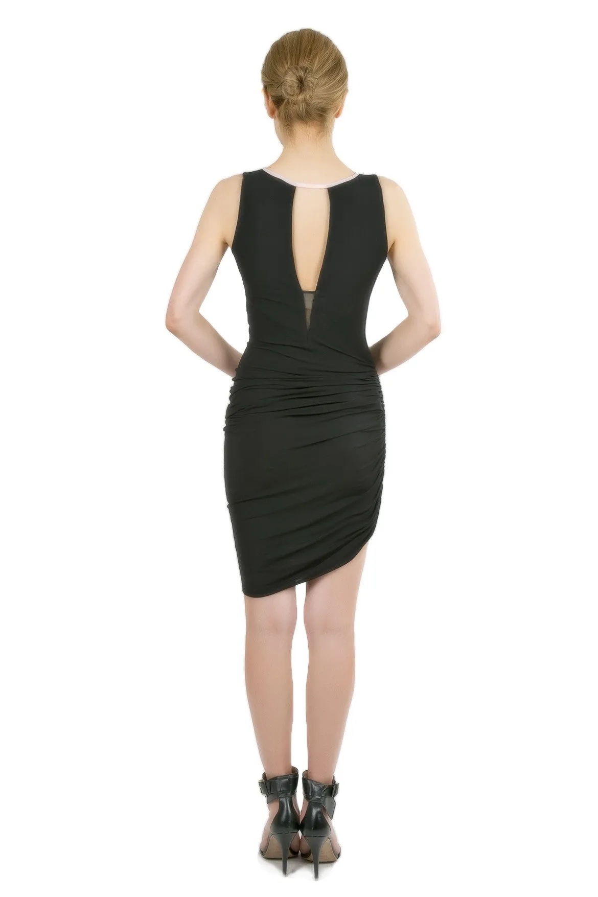 Gia Convertible Elegant Cocktail Dress with Adjustable Hemline