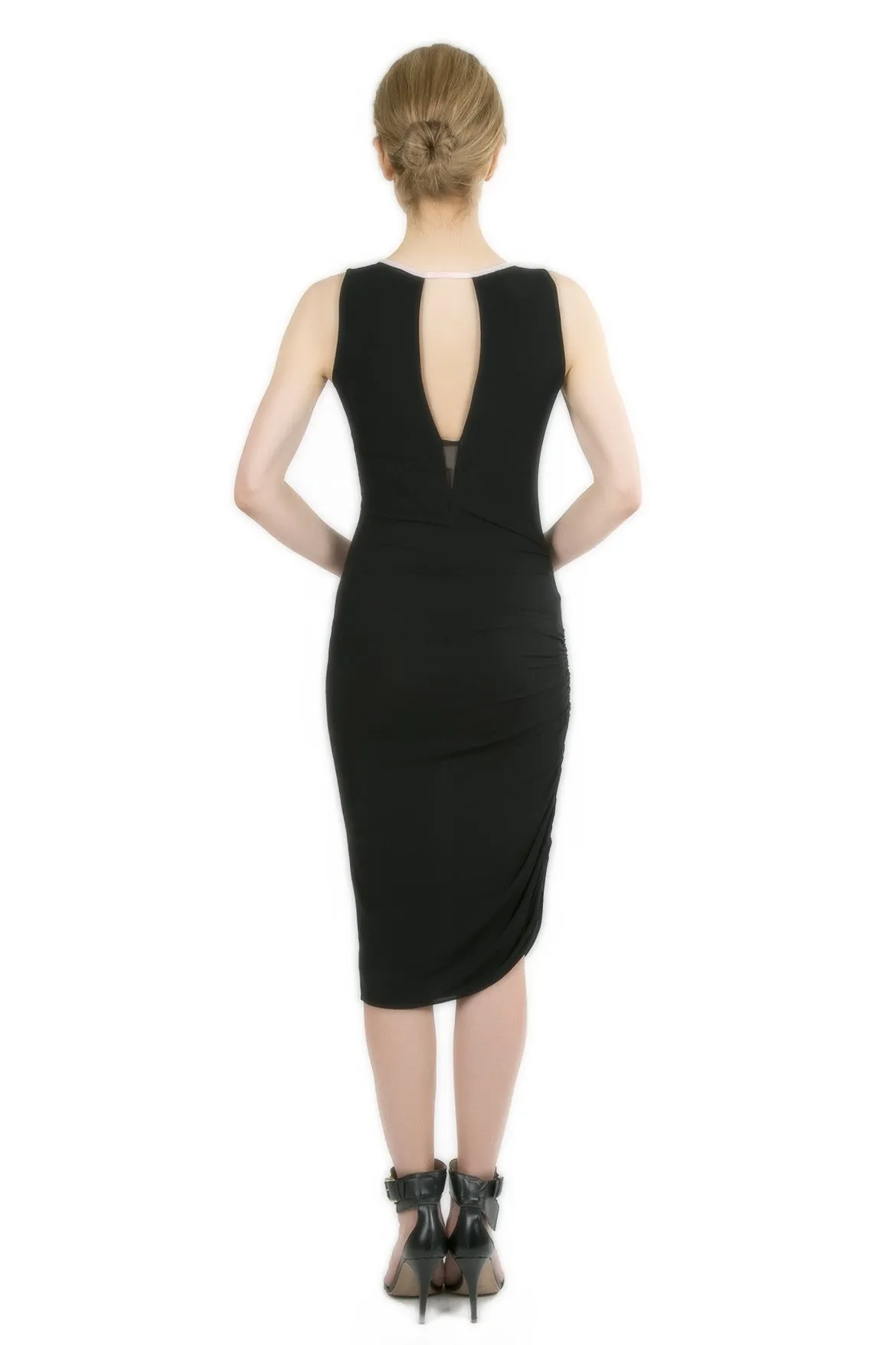 Gia Convertible Elegant Cocktail Dress with Adjustable Hemline