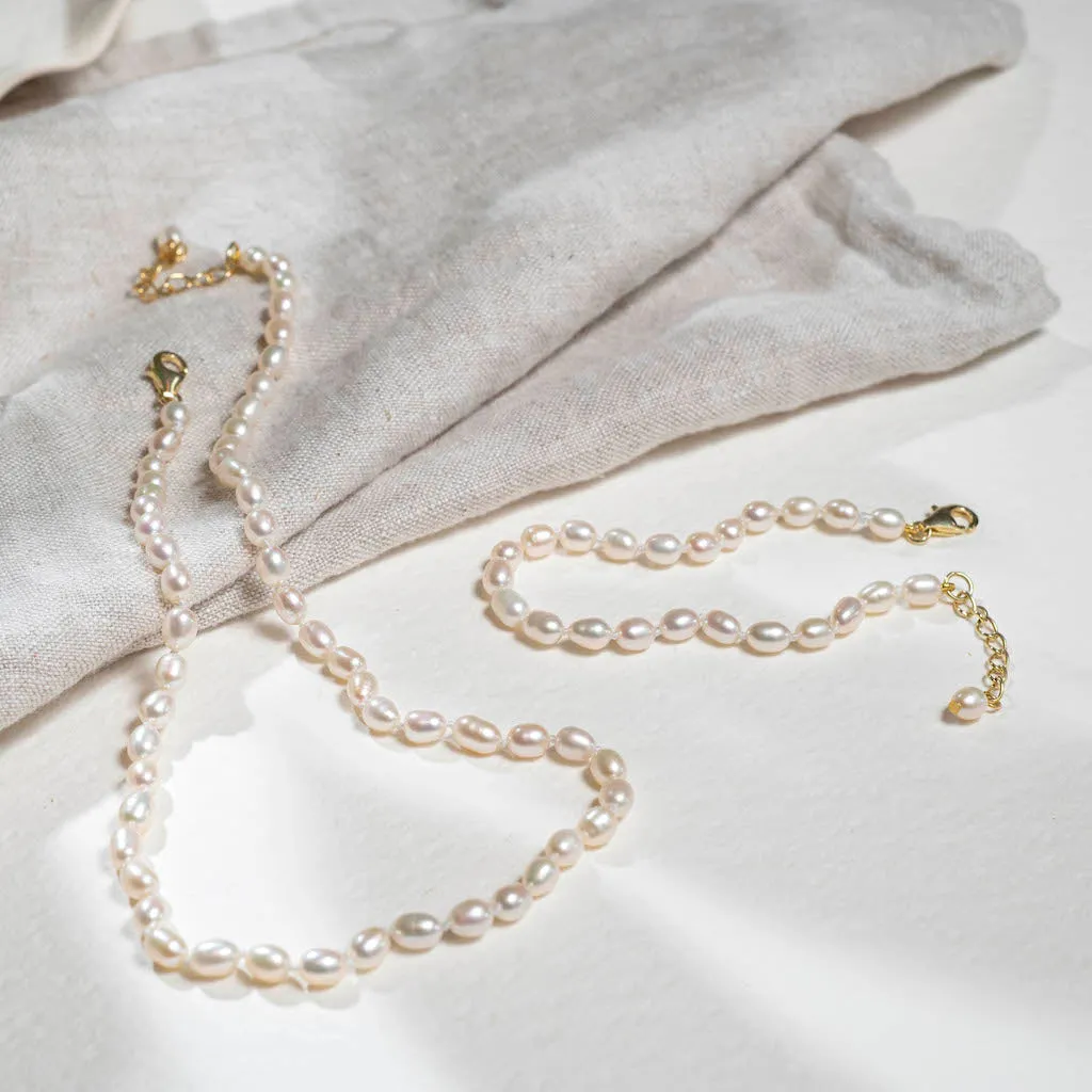 Gloucester Mini Pearl & Gold Vermeil Necklace