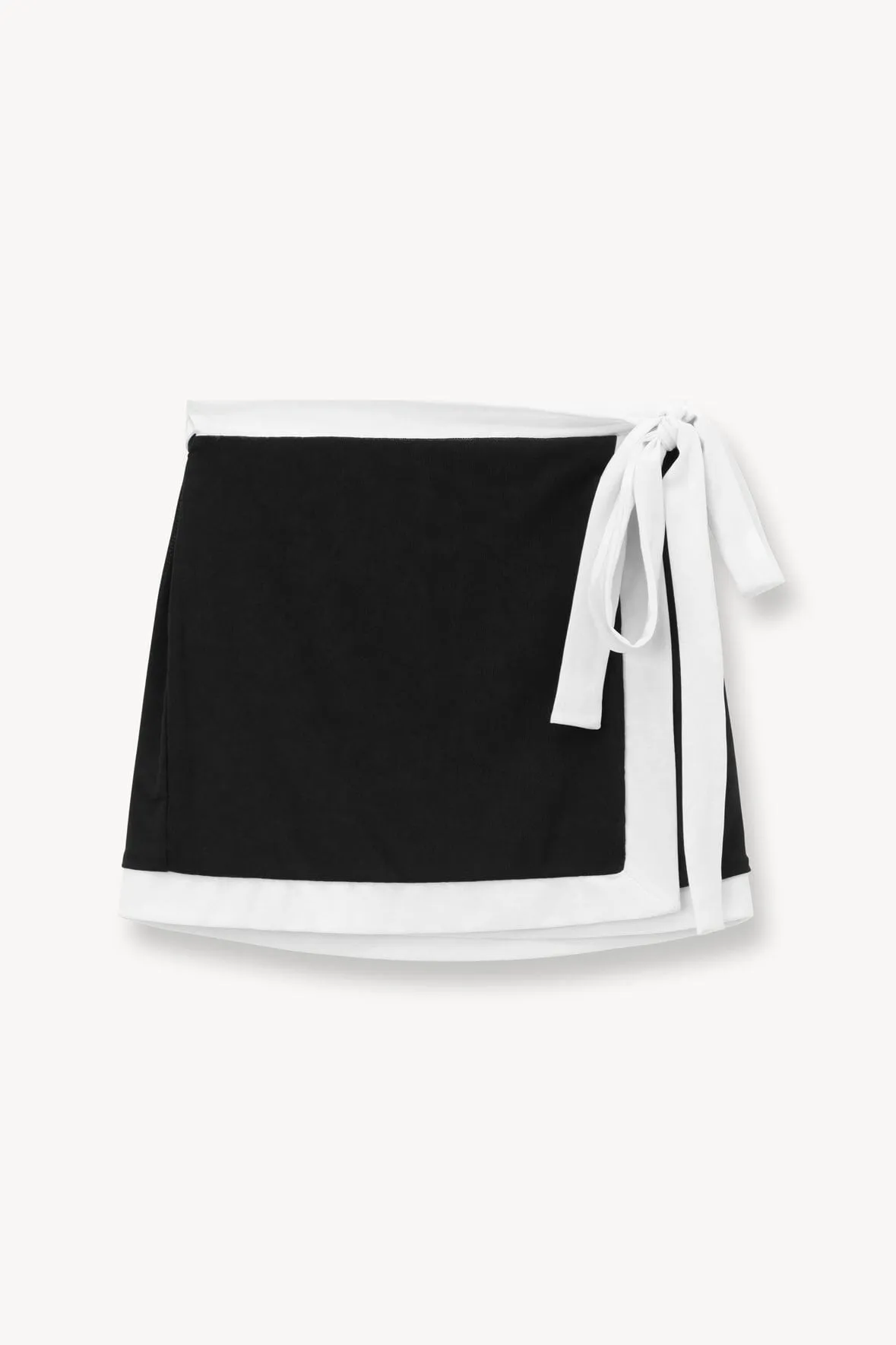 GRETCHEN COVERUP WRAP SKIRT | BLACK WHITE