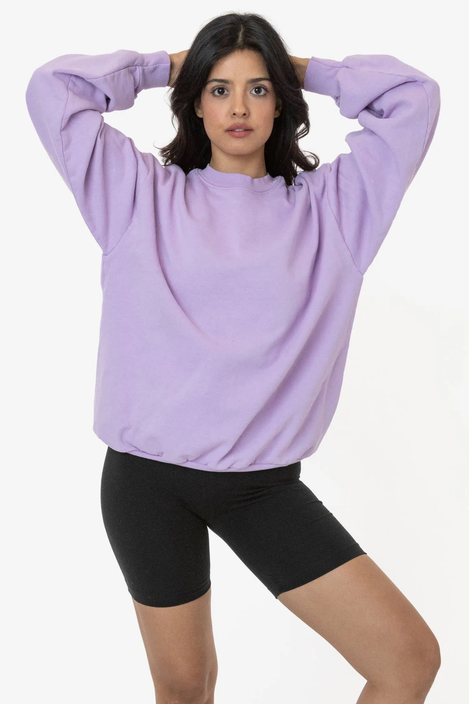 HF07 - Heavy Fleece Crewneck Sweater (Garment Dye)