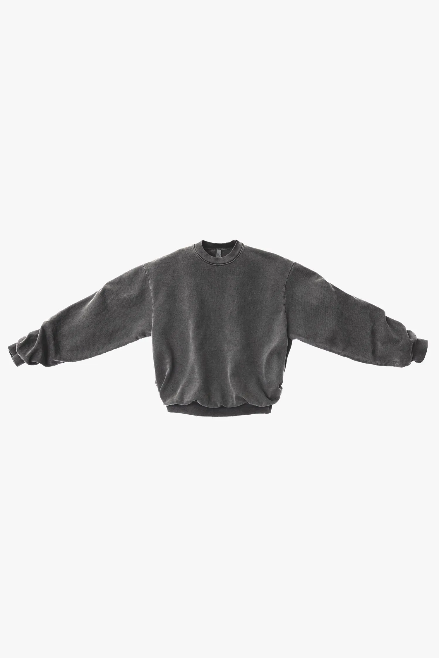 HF07 - Heavy Fleece Crewneck Sweater (Garment Dye)