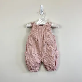 Jacadi Paris Cozy Striped Overalls 1 Month