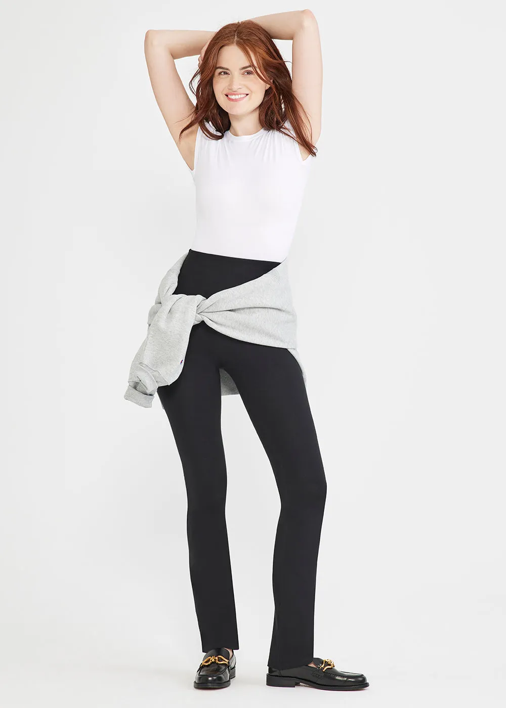 Jodi Slim Bootcut Shaping Legging - Cotton Stretch