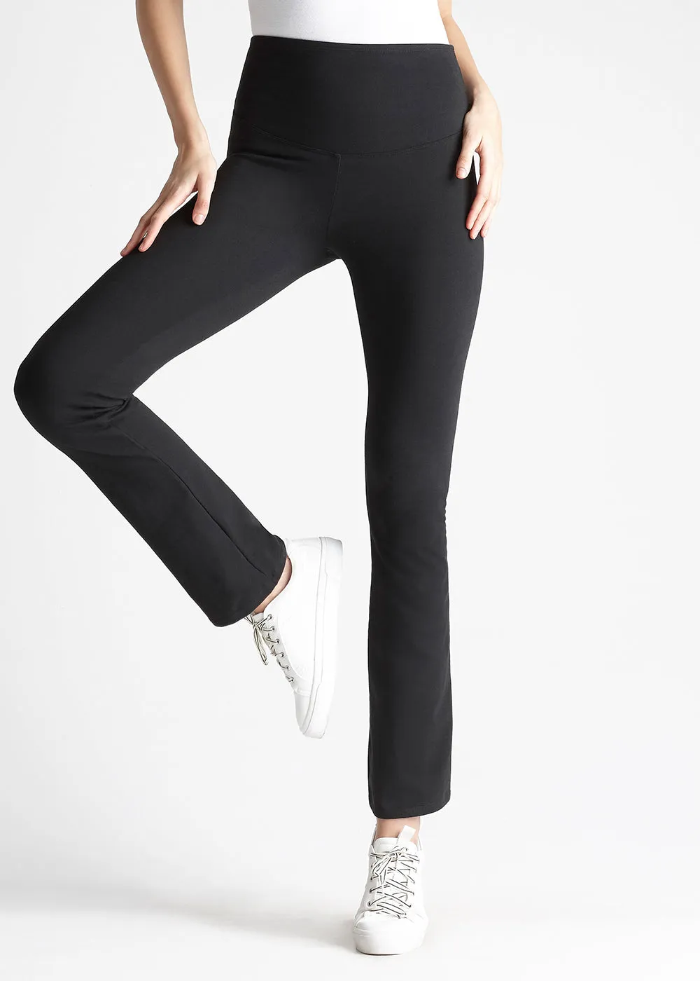 Jodi Slim Bootcut Shaping Legging - Cotton Stretch