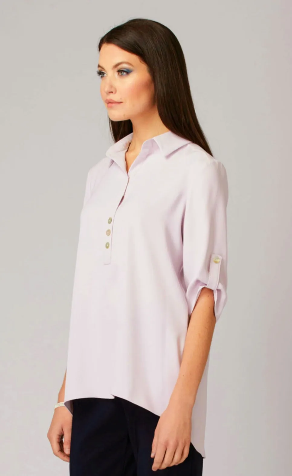 Joseph Ribkoff V Neck 3/4 Sleeves Blouse