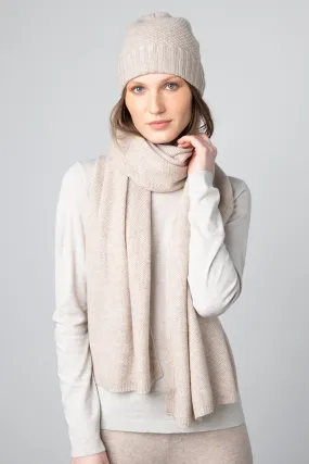 Kinross Cashmere Textured Oversized Scarf