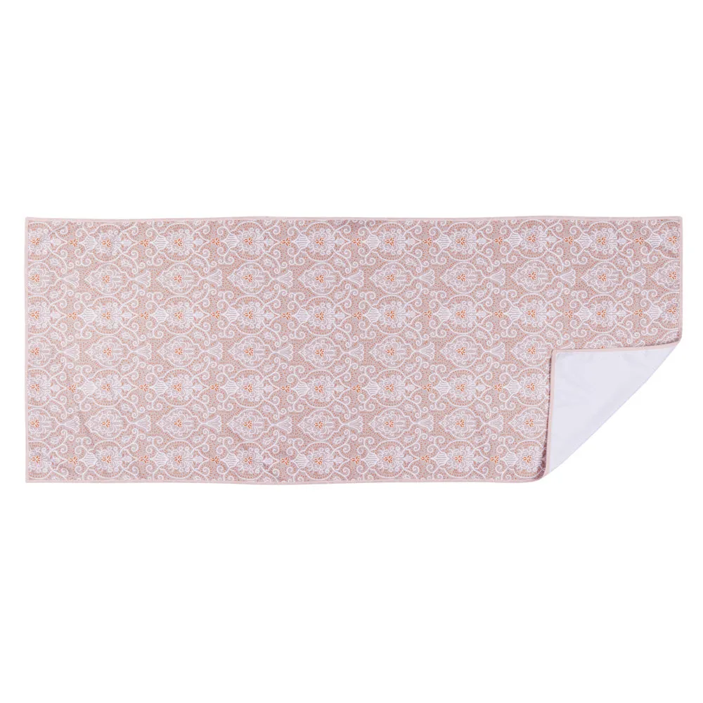 Lanterns Pink Yoga Towel