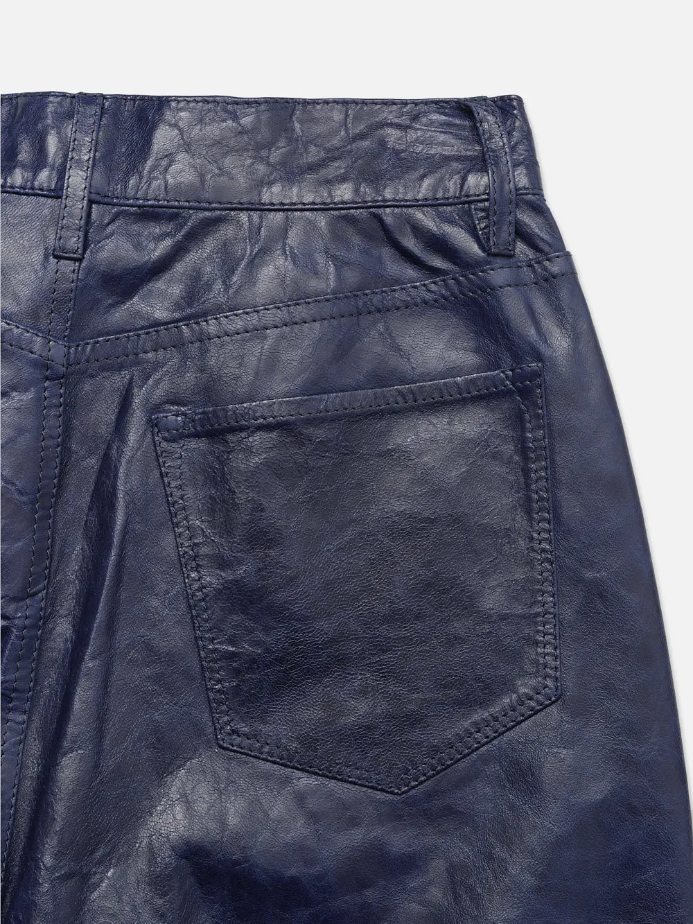 Le Palazzo Leather -- Deep Sea Blue