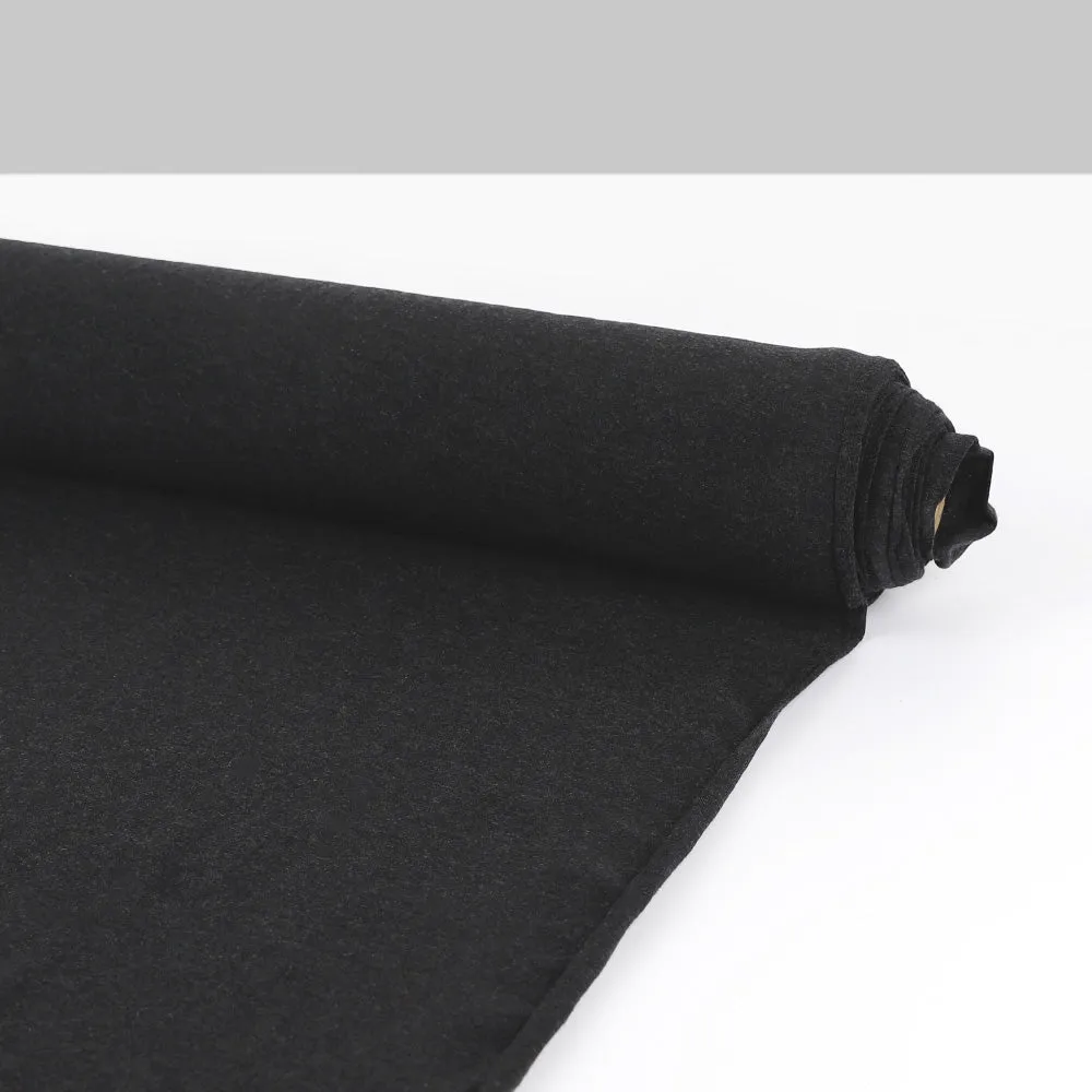 Lightweight Stretch Rayon Jersey - Coal