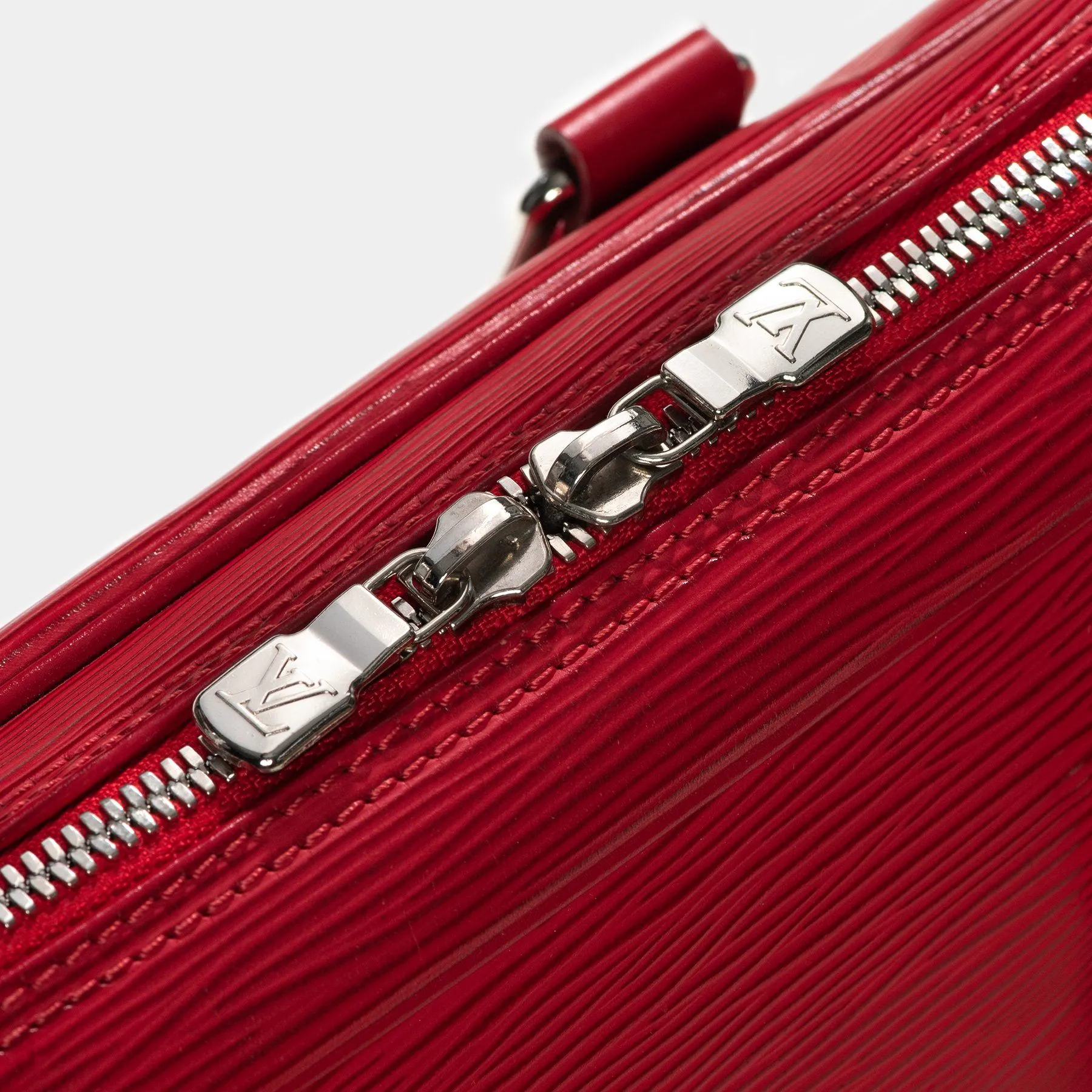 Louis Vuitton Red Epi Leather Business Bag