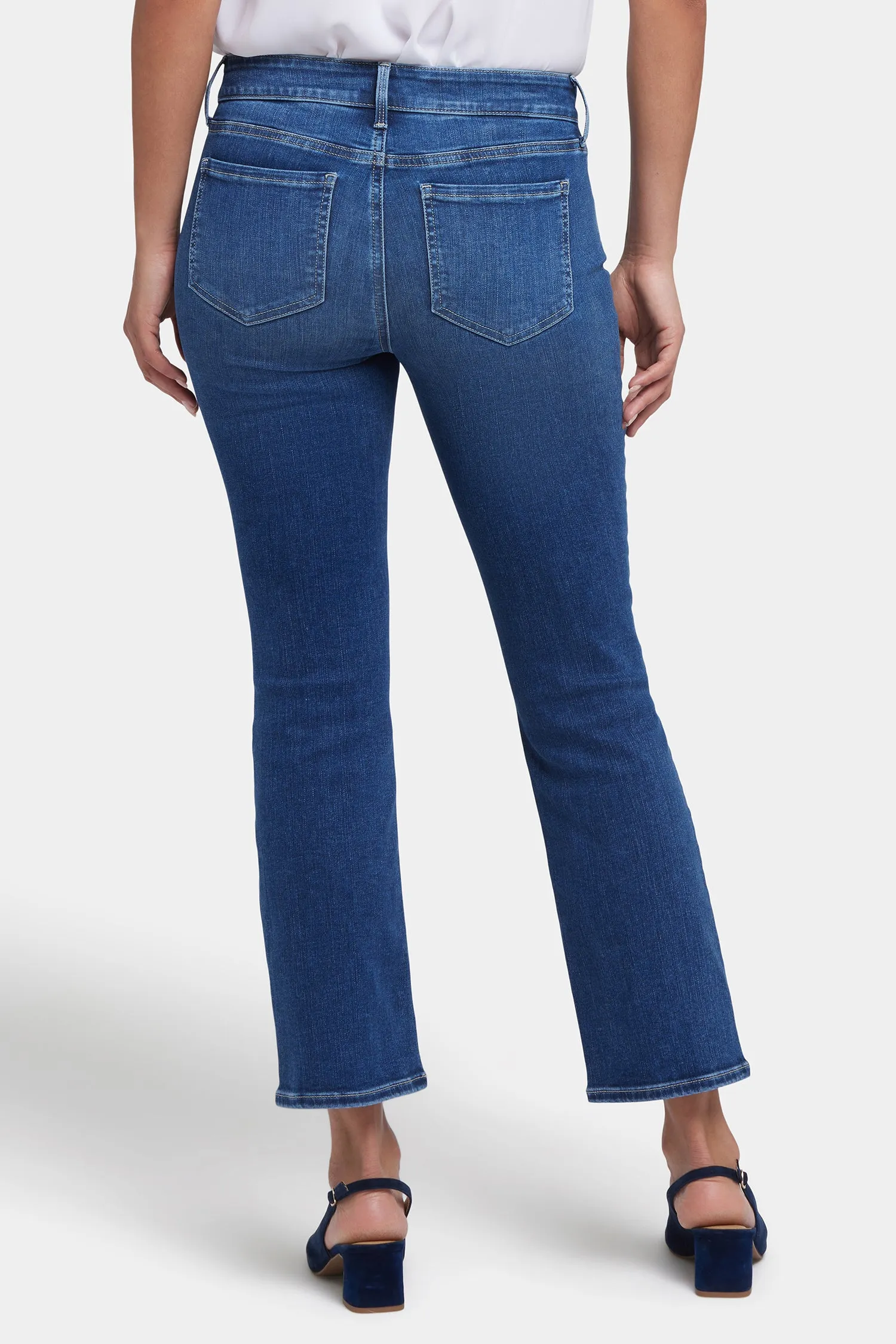 Marilyn Straight Ankle Jeans - Laguna Wave