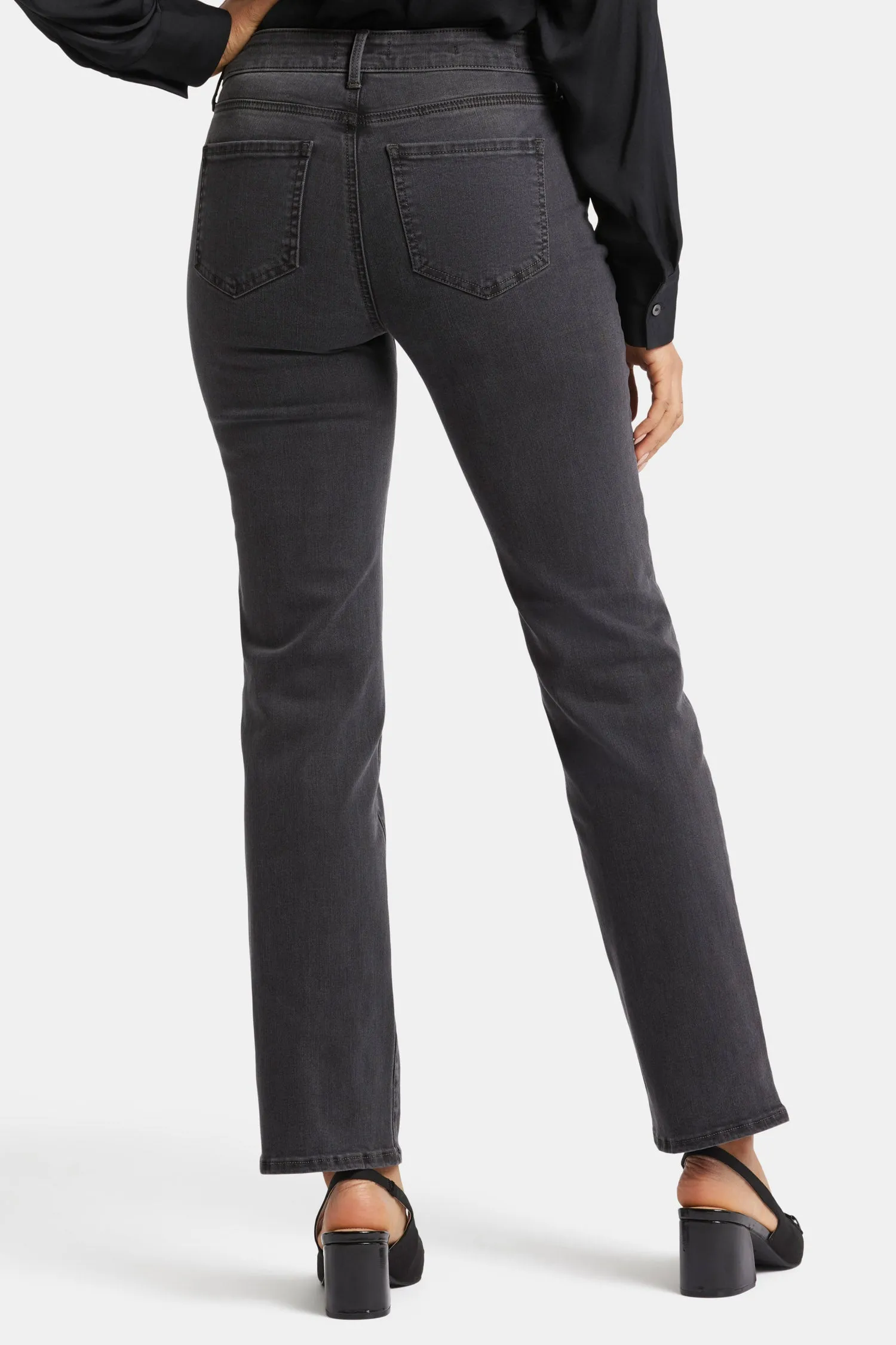 Marilyn Straight Jeans In Long Inseam - Cloud Stone