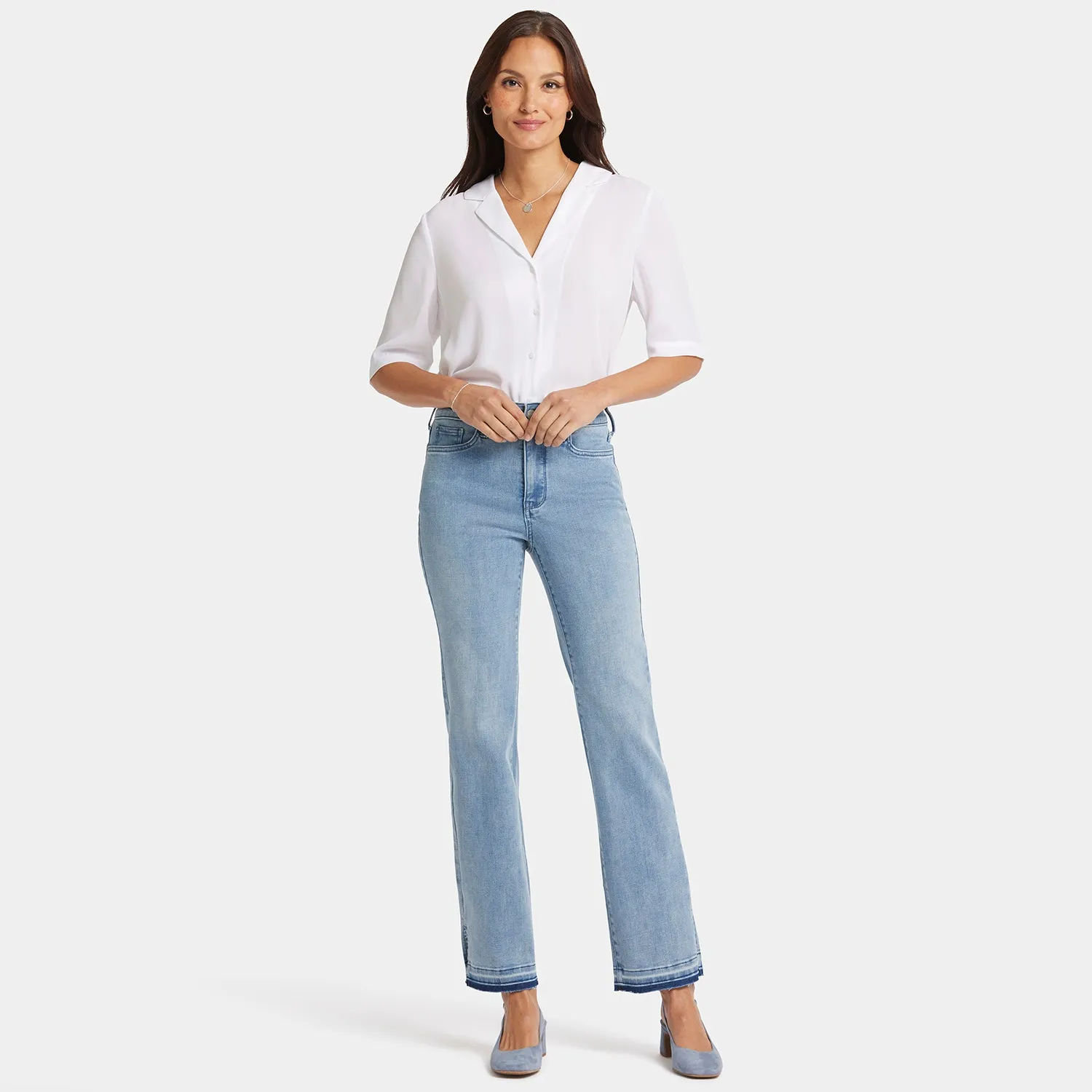 Marilyn Straight Jeans In Petite - Big Skies