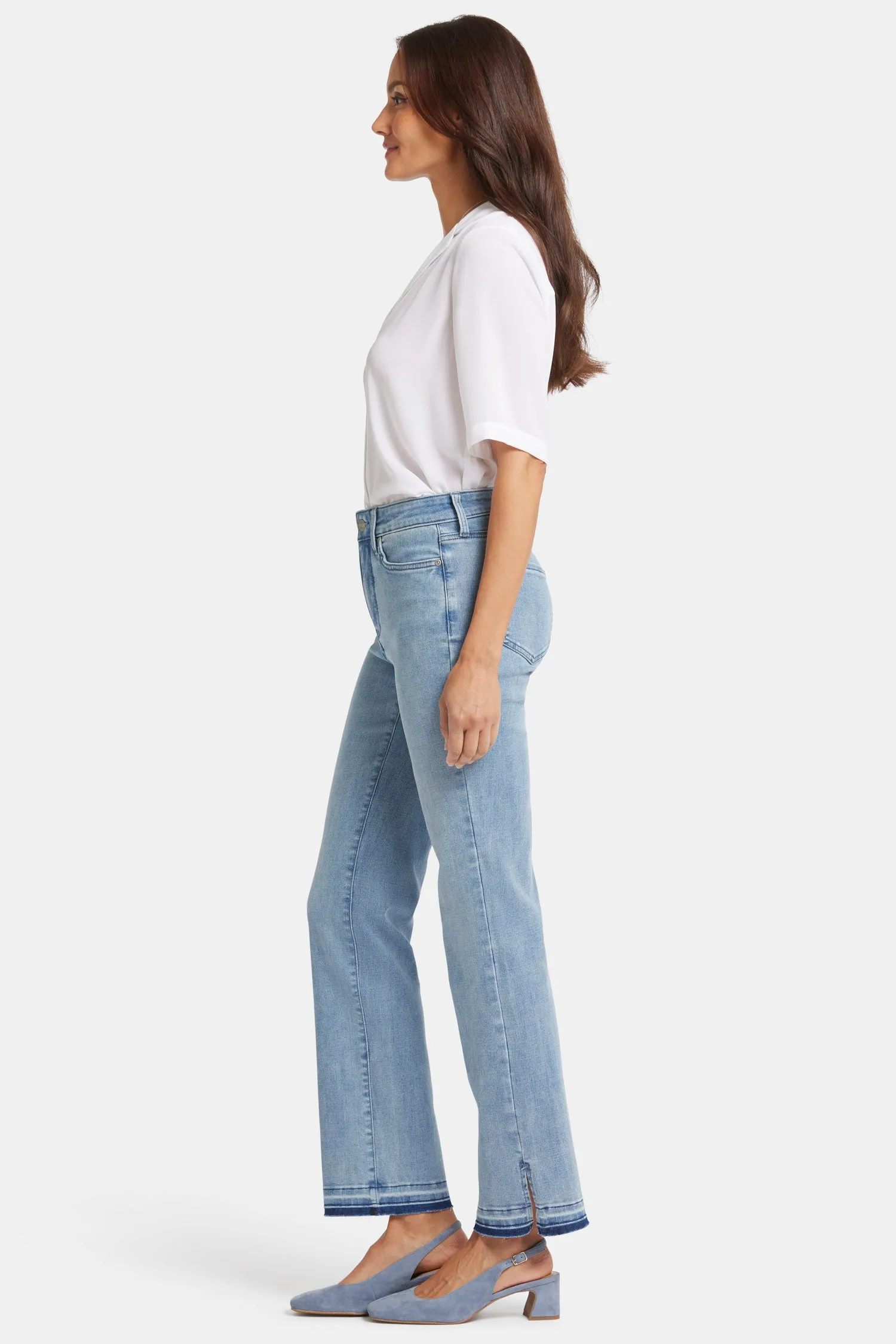 Marilyn Straight Jeans In Petite - Big Skies